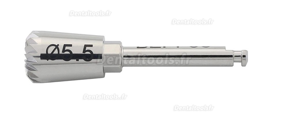 Profileurs osseux ET pour implant dentaire et vis de guidage 4.0 / 4.5 / 5.0 / 5.5 / 6.0